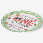 Assiettes En Carton One in a melon 1st birthday watermelon party (Angle)