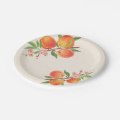 Assiettes En Carton One Sweet Peach 1er anniversaire (Angle)