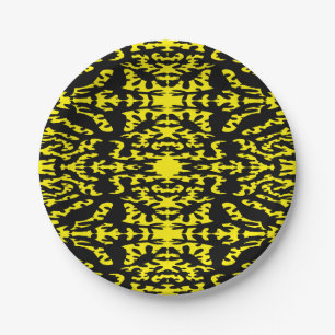 Assiettes En Carton OoOrgAnNik Jaune