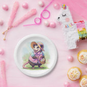 Assiettes En Carton Opossum de Pâques (Fête)