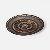 Assiettes En Carton Opus Posh Steampunk Gears (Angle)