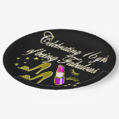 ASSIETTES EN CARTON OR 16 & CONCEPTION DIVA FABULEUSE (Angle)