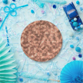 Assiettes En Carton Or Luxueux Pailleté Fille Paillettes Fête (Fête)