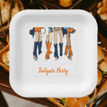 Orange et Navy Southern Tailgate Dames Jour de Mat