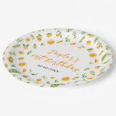 Assiettes En Carton Oranges Citrus Birthday Party (Angle)
