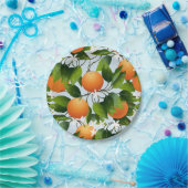 Assiettes En Carton Oranges Fruit Citrus Cocktail Party (Fête)