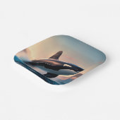 Assiettes En Carton Orca (Angulaire)