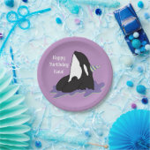 Assiettes En Carton Orca Killer Whale anniversaire (Fête)