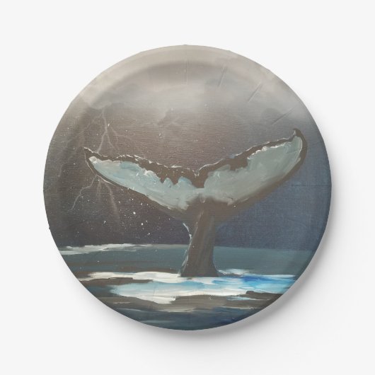 Assiettes En Carton Orca Tail (Devant)