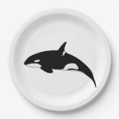 Assiettes En Carton Orca Whale (Devant)
