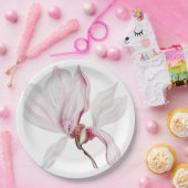 Assiettes En Carton Orchidée sauvage illustrée à la main (Fête)