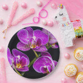 Assiettes En Carton Orchidée violette (Fête)