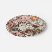 Assiettes En Carton Orchidées, Orchidées Denusblumen par Ernst Haeckel (Angle)