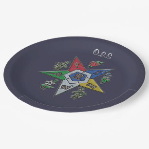 Assiettes En Carton Ordre De L'Étoile Orientale