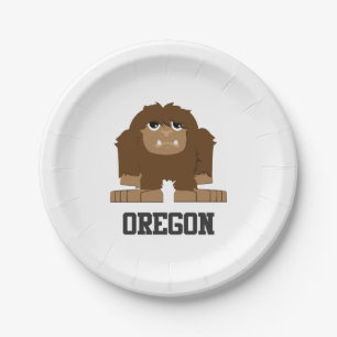 Assiettes En Carton Oregon Bigfoot