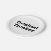 Assiettes En Carton Original Thinker (Angle)