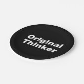 Assiettes En Carton Original Thinker (Angle)