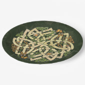 Assiettes En Carton Ornement celtique (Angle)