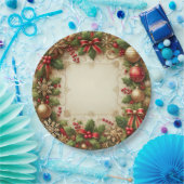 Assiettes En Carton Ornements (Fête)
