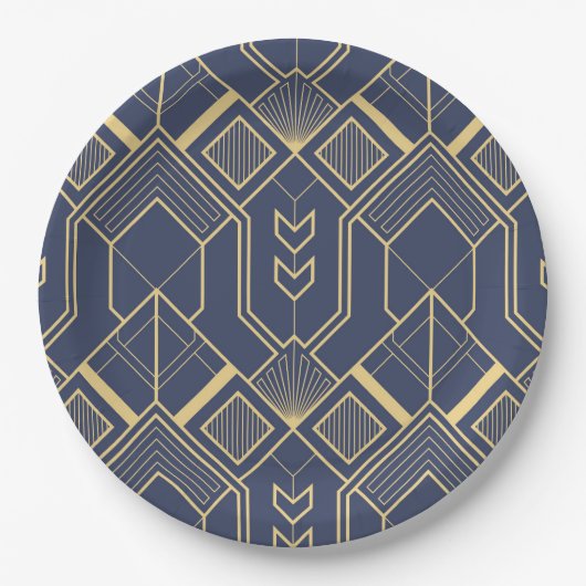 Assiettes En Carton Ornements de luxe 60 (Devant)