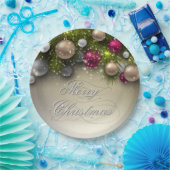 Assiettes En Carton Ornements de Noël - Multi (Fête)
