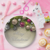 Assiettes En Carton Ornements de Noël - Multi (Fête)