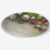 Assiettes En Carton Ornements de Noël - Multi (Angle)