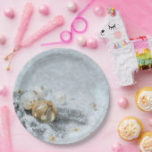 Assiettes En Carton Ornements surgelés de Noël (Fête)