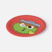 Assiettes En Carton Oscar Face Jeter un baiser (Angle)