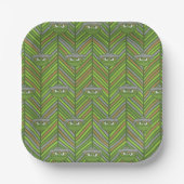 Assiettes En Carton Oscar the Grouch | 80's Throwback Pattern (Recto)