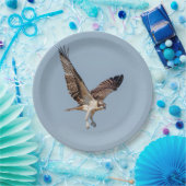 Assiettes En Carton Osprey juvénile en vol (Fête)