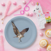 Assiettes En Carton Osprey juvénile en vol (Fête)