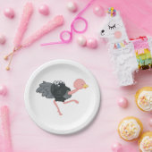 Assiettes En Carton Ostrich Running (Fête)