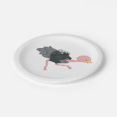 Assiettes En Carton Ostrich Running (Angle)
