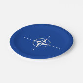 Assiettes En Carton OTAN Atlantic Treaty Organization Allia (Angle)