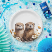 Assiettes En Carton Otter (Fête)