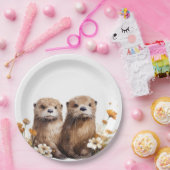 Assiettes En Carton Otter (Fête)