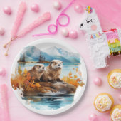 Assiettes En Carton Otter (Fête)