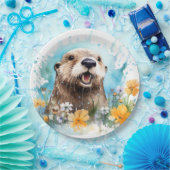 Assiettes En Carton Otter (Fête)
