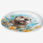 Assiettes En Carton Otter (Angle)