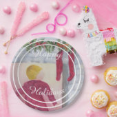 Assiettes En Carton Où est Père Noël Happy Holiday Party (Fête)