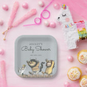 Assiettes En Carton Où les choses sauvages sont des plaques de papier (Fête)