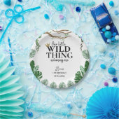 Assiettes En Carton où les choses sauvages sont des plaques de papier (Fête)