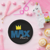 Assiettes En Carton Où sont les choses sauvages | Max et Couronne (Fête)