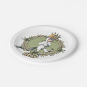 Assiettes En Carton Où sont les monstres ? | Badge de Max (Angle)