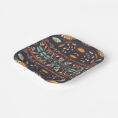 Assiettes En Carton Ouest bohème (Angulaire)