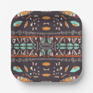 Assiettes En Carton Ouest bohème