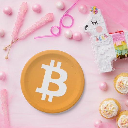 Assiettes En Carton Oui, Bitcoin Peut Rendre Vos Rêves Réels, BTC (Fête)