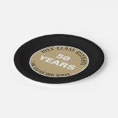 Assiettes En Carton OUI! Plaque spéciale 50ème classe de réunion (Angle)