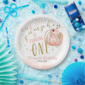 Assiettes En Carton Our Little Pumpkin Is Turning One 1st Birthday (Fête)